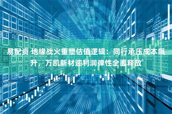 易配资 地缘战火重塑估值逻辑：同行承压成本飙升，万凯新材迎利润弹性全面释放